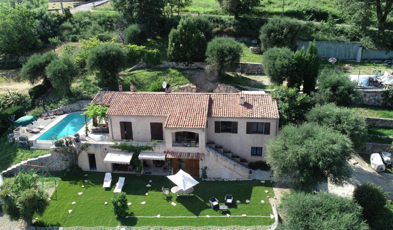 "Aux Balcons Du Riou" Avec Vue Mer 180 Degres Vence Buitenkant foto